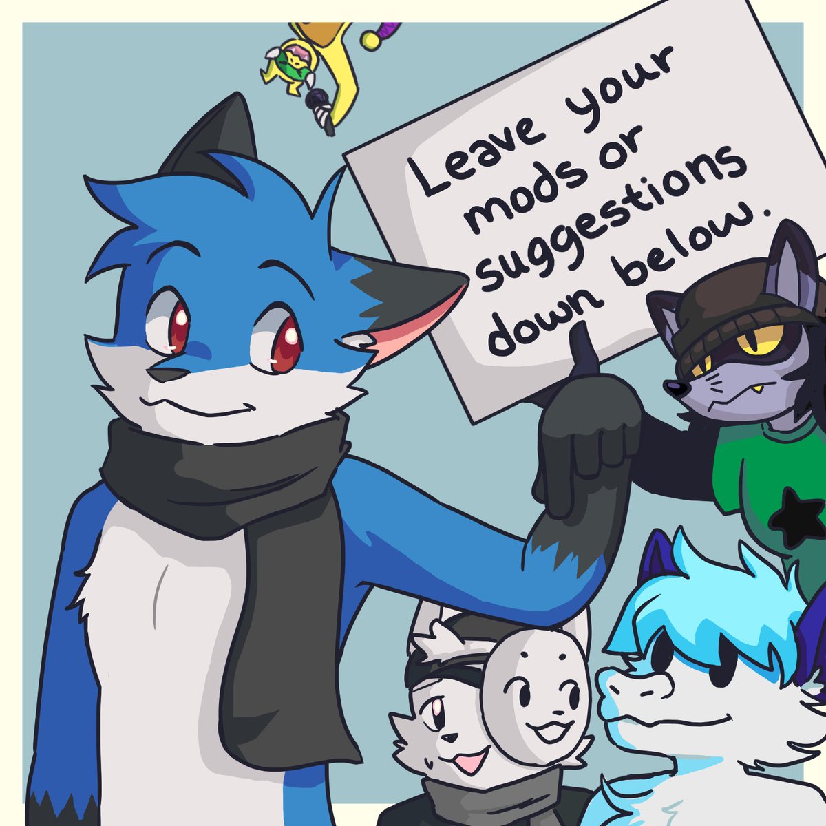 1vony's tweet photo. Posting this here too, eh heh...
Let me know of any anthro mods you know or created https://t.co/tw4DMUvhW2