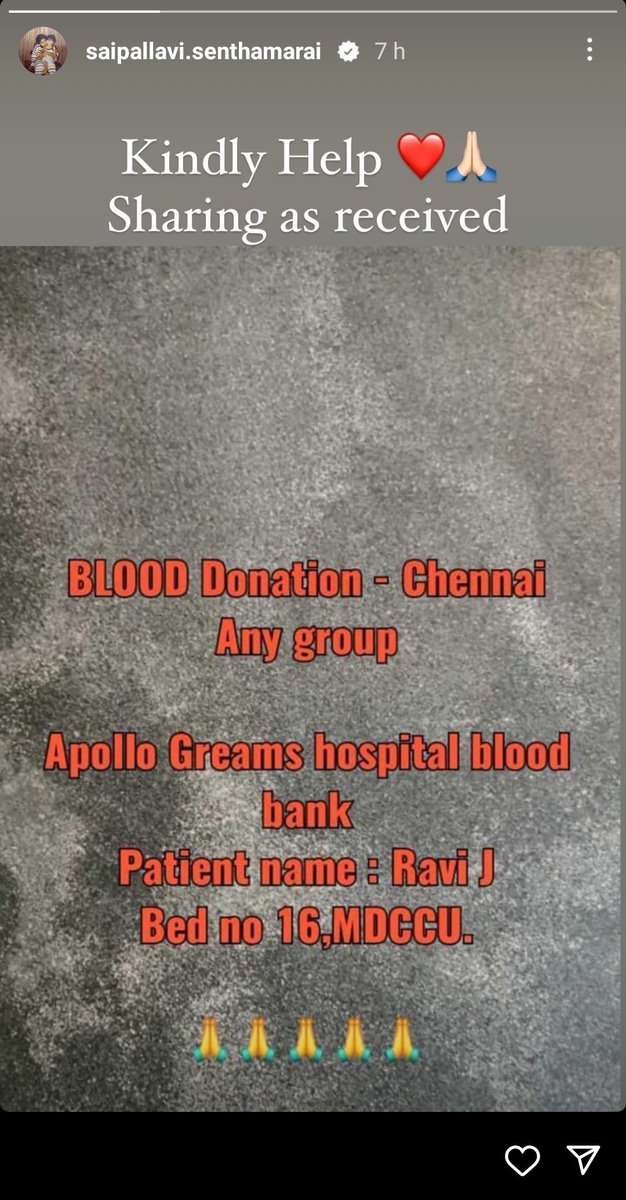 RJaiBalaji2's tweet photo. My Day starts with doing social work because of you My Queen Dr.@Sai_Pallavi92 💖😊🙏🏻
My help has now received him because of you #SaiPallavi 🥰
#DonateBloodSaveLives🩸
#BloodDonation https://t.co/x8iIxrDyqO