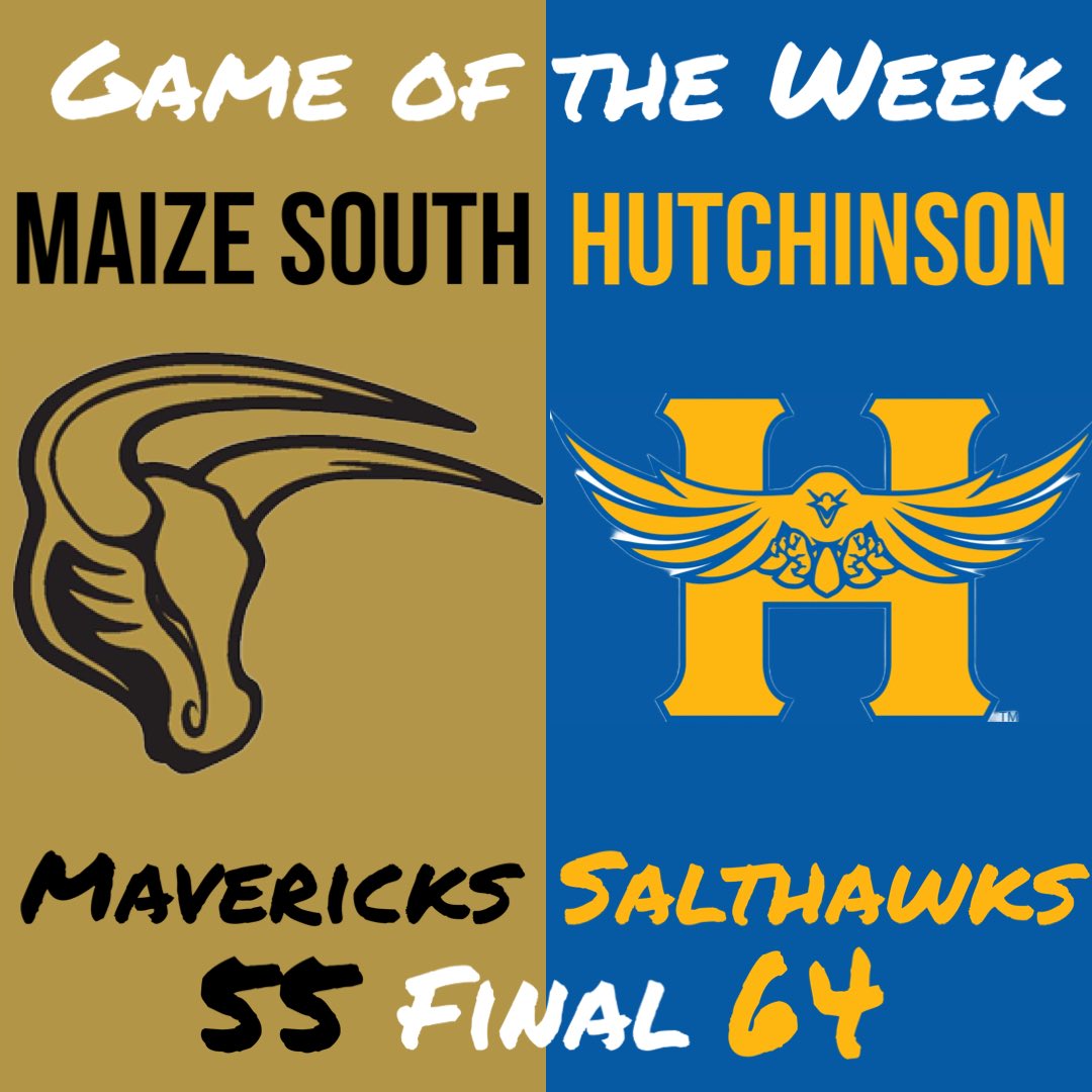 centralks_hoops's tweet photo. Hutchinson picks up a HUGE win over 5A #1 Maize South, outscoring the Mavericks 23-12 in the fourth quarter after trailing at halftime. The Salthawks remain unbeaten on the season, handing Maize South their first loss. https://t.co/FMu1PTQZI5