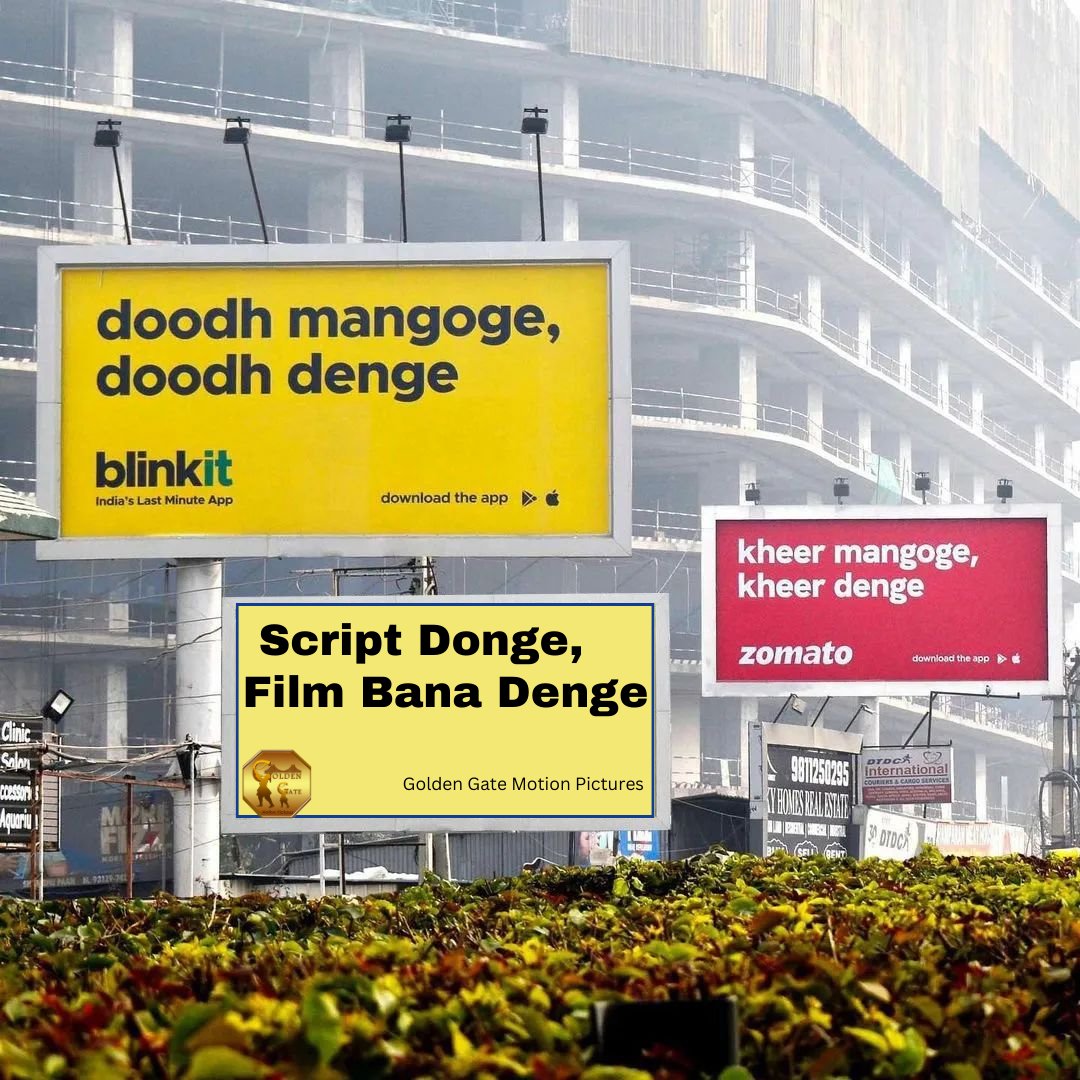 GGMotionPicture's tweet photo. We are hitting different on the trend
@zomato @letsblinkit

#goldengatemotionpicture #ggmp #filmproduction #filmindustry #entertainment #trend #zomatoblinkit #zomato #blinkit #india #blinkitzomatotrend #branding #creativemarketing #mememarketing #momentmarketing https://t.co/Jd5tgF8yJr