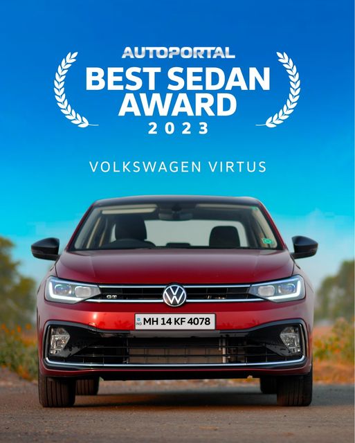 vwrohtak's tweet photo. 🤩Sedan of the hearts!
✅We got off to a great start this year as the Volkswagen Virtus has once again bagged the title of 'Best Sedan of 2023' at the Autoportal India Awards.

📞Call us for an Enquiry: 080598 80066

#Badhwarmotors #Virtus #HelloGoosebumps #VolkswagenIndia https://t.co/PYgWG5RamO