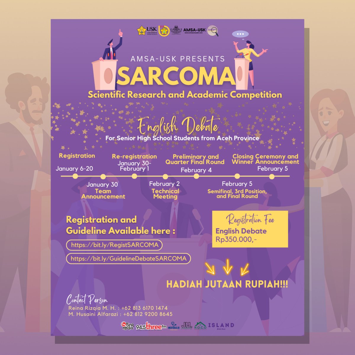 AMSAUSK's tweet photo. 📌Registration link
https://t.co/fsui646LEK
📌Guideline
https://t.co/r1OUqEqIu8
Don’t forget to register yourself. Get ready and be prepared! We’re coming really soon.
They Call it Organization, We Call it Family
VIVA AMSA!
#SARCOMA2023
#AMSAUSK
#VIVAAMSA https://t.co/vSR5p2Ljd4