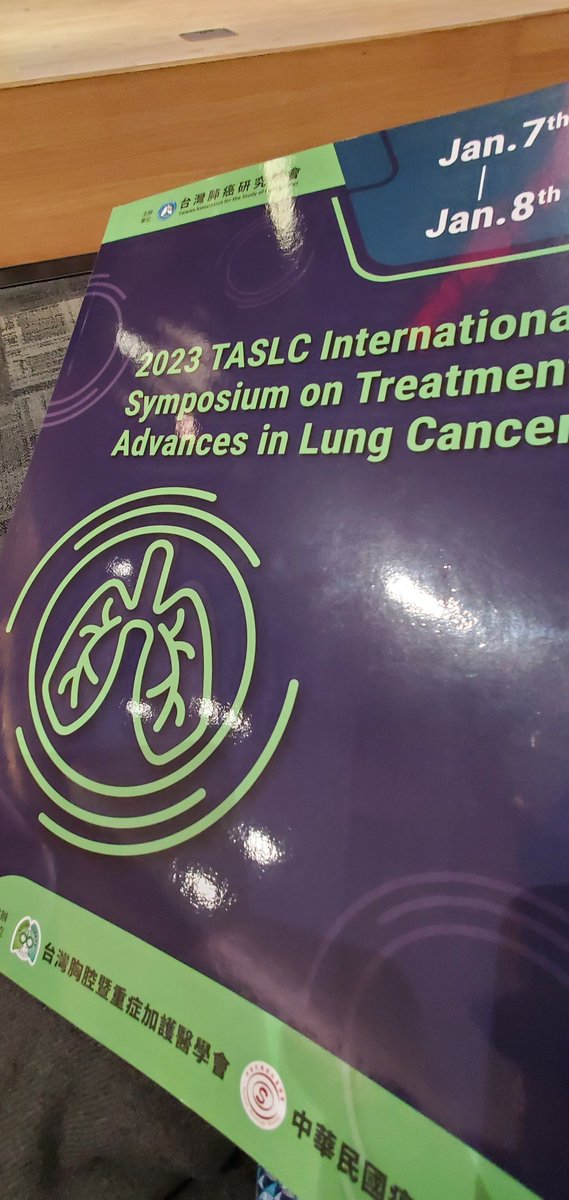 HHorinouchi's tweet photo. JUST STARTED! 2023 TASLC International Symposium on Treatment Advances in Lung Cancer. Chaired by Prof. James Chih-Hsin Yang. #LCSM #TASLC https://t.co/B4BDr1X7z9