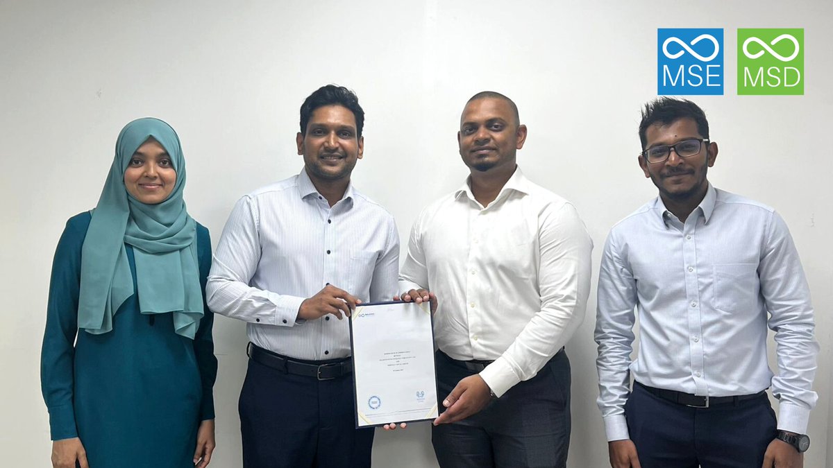 StockExchangeMV's tweet photo. We welcome Morteza Capital Ltd as an Advisory Partner on Viyana. 

We look forward to our collaborations for the development of the capital market of the Maldives.

#viyana #mse #msd #mortezacapital https://t.co/6BLrQLsclr