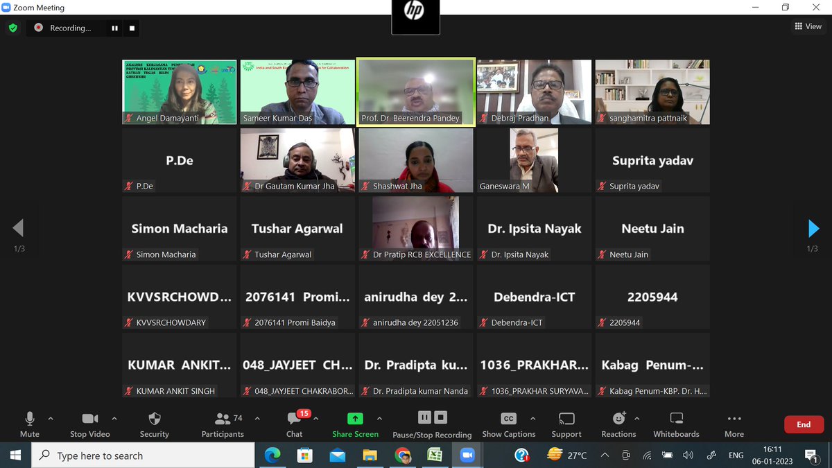 KIITSOL's tweet image. KSOL organized  webinar on Opportunities in South East Asia with Dr. Gautam Jha, Asst Professor(Bahasa Indonesia),Jawaharlal Nehru University &amp;amp; Dr. Angel Damayanti Associate Professor (International Relations), Universitas Kristen Indonesia,Jakarta. 
#kiit #ksol #jnu #iro #uki