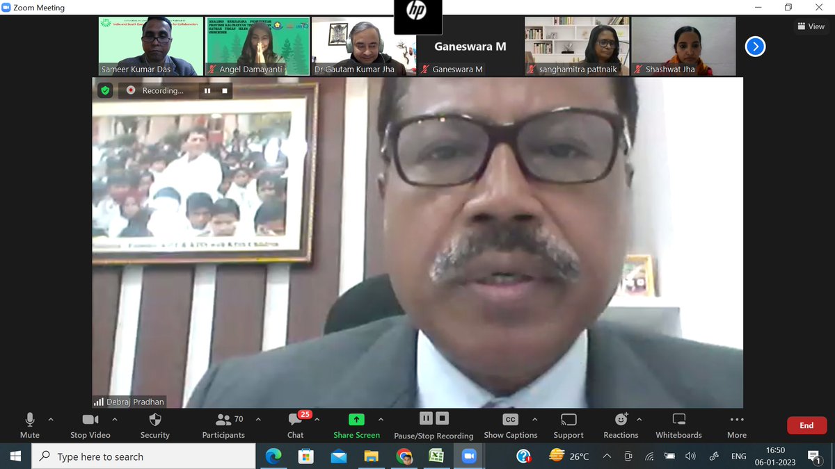 KIITSOL's tweet image. KSOL organized  webinar on Opportunities in South East Asia with Dr. Gautam Jha, Asst Professor(Bahasa Indonesia),Jawaharlal Nehru University &amp;amp; Dr. Angel Damayanti Associate Professor (International Relations), Universitas Kristen Indonesia,Jakarta. 
#kiit #ksol #jnu #iro #uki