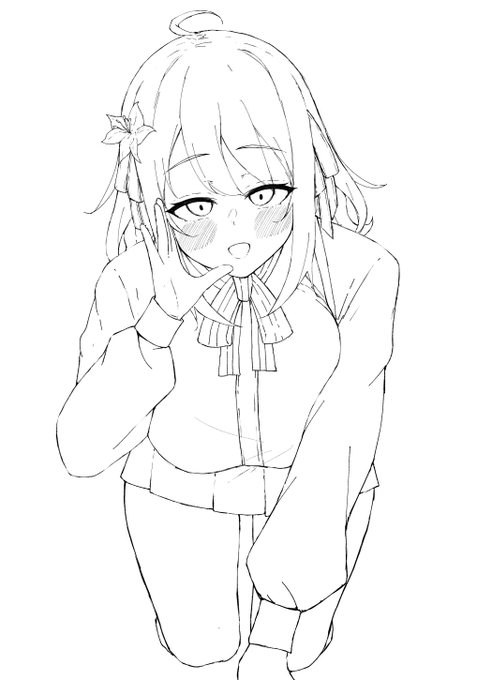 初描きは、スパイ教室のリリィちゃん描いてま～す! 