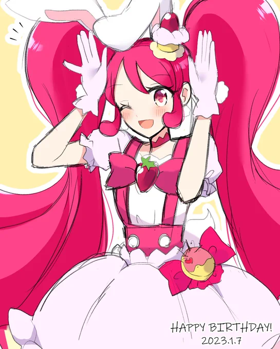 いちかちゃん今年も誕生日おめでとう!!!!&描き初め 