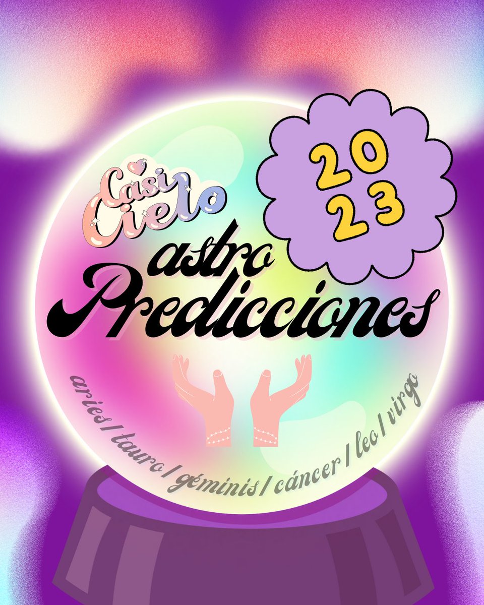 casicielomx's tweet photo. ¡Buenos días querubines! 👼 ¿Qué tal empezar su sábado leyendo las predicciones astrológicas de #CCBri para el 2023? 🪐☄️
Encuentra las predicciones para aries, tauro, géminis, cáncer, leo y virgo en este post >>> https://t.co/javBPYsrxV https://t.co/exJXAXzAr7