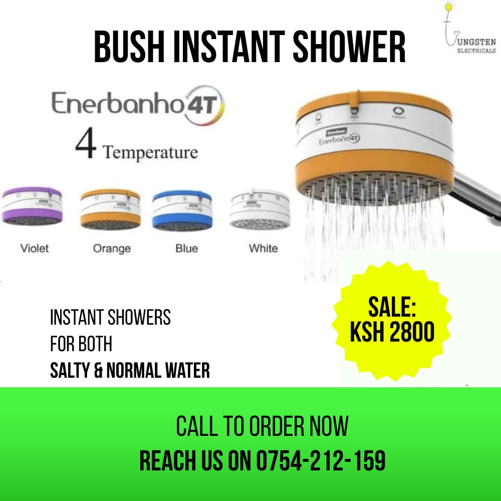 lawrencekitema's tweet photo. Enerbras Instant Showers for Both Salty and Normal Water. 

Kshs 2,800/=

WhatsApp No. 0754212159
Contact @Gideon_Kitheka 
#BushSolarLightsDelivers https://t.co/GB99ObHuJd