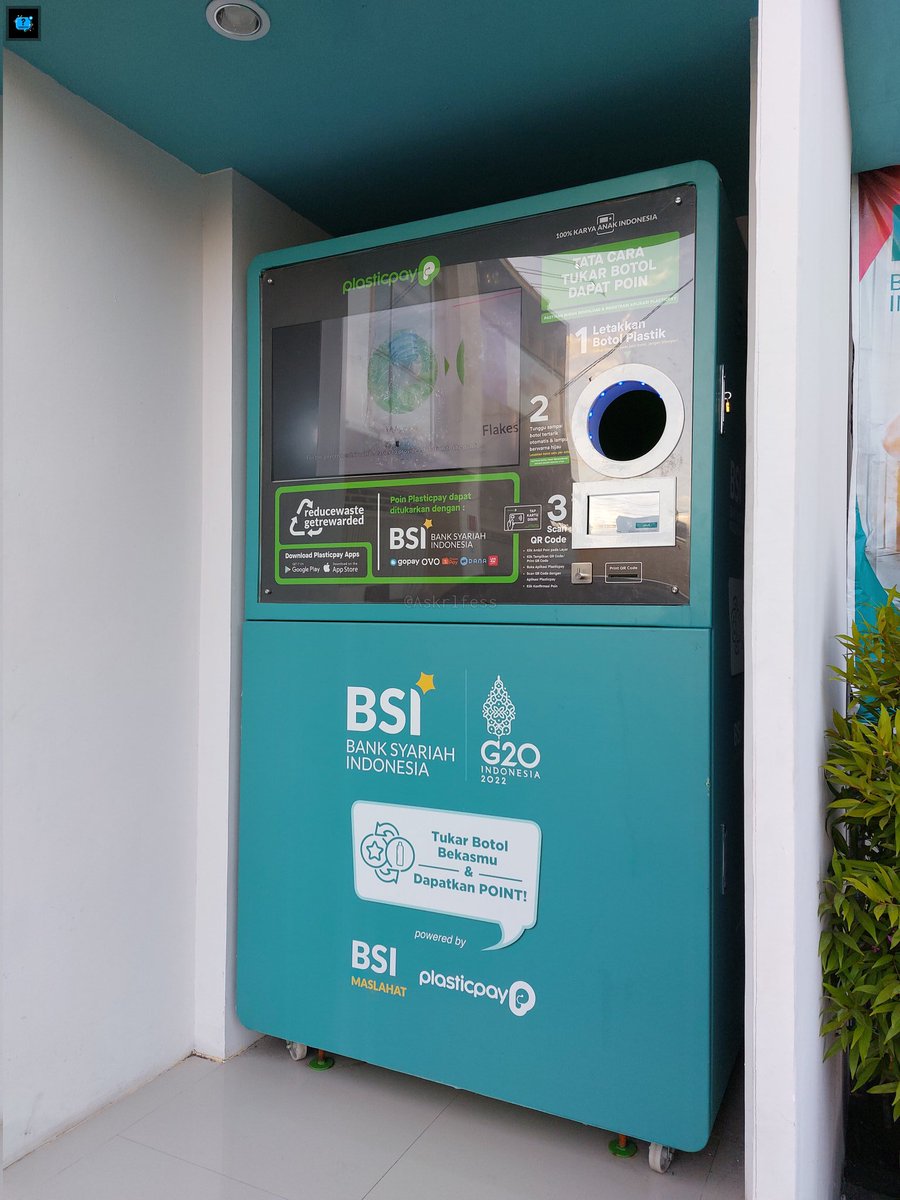 [askrl] Norak bgt aku baru tau ada mesin nuker bolot plastik jadi saldo emoney gini wkakwka