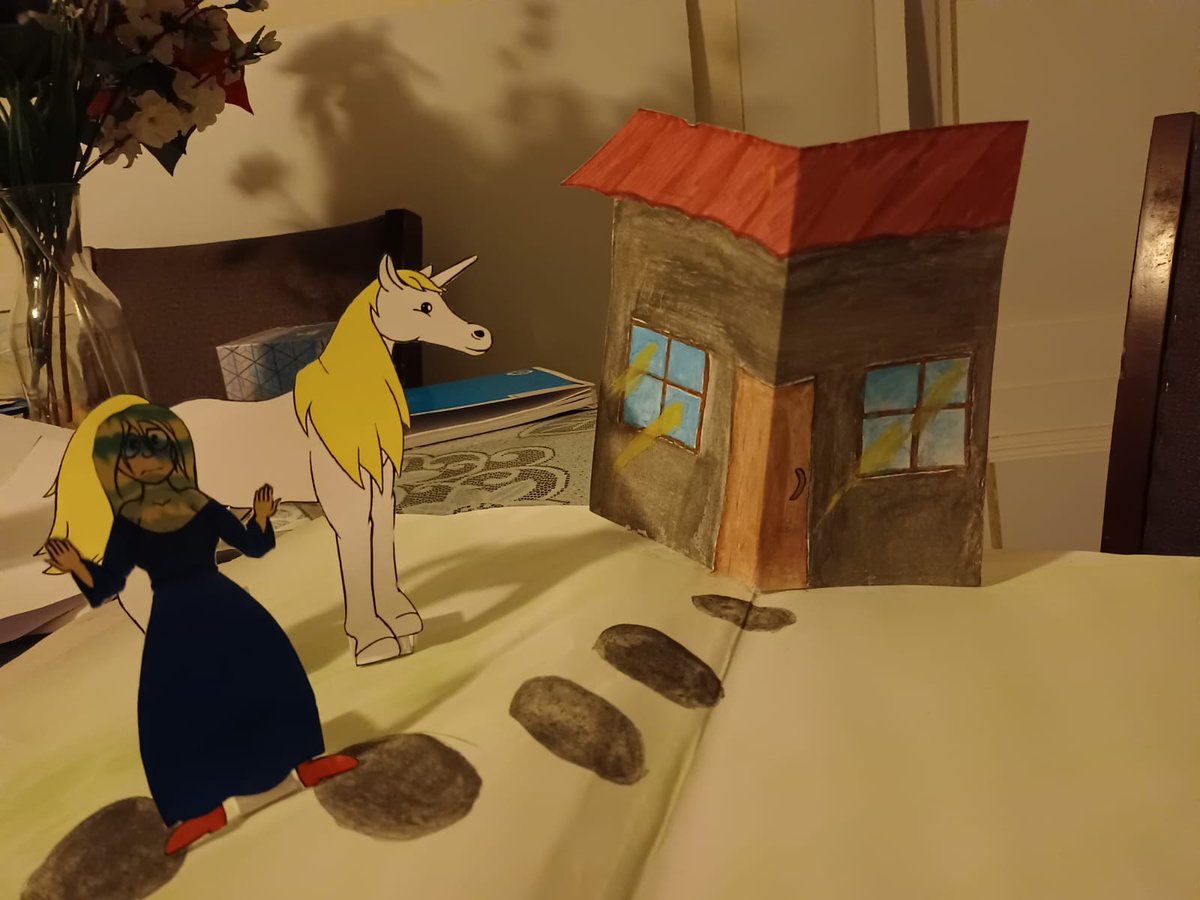 Maggie21734378's tweet photo. My book project...Do you know that a Pop-Up Book can boost reading skills? -It is interactive. With tabs and flaps that turn ordinary illustrations 3-D. -It helps build vocabulary. -It teaches the value of visualization.@ItzaFM @ensjedumx #ENSJ #Normalistas #EFlit https://t.co/1ZGa9zmlNI