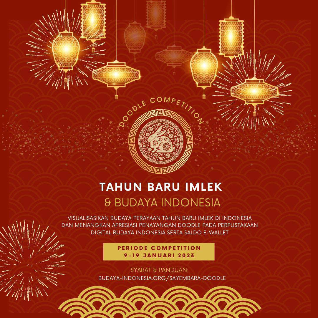 #SayembaraPDBI DOODLE COMPETITION: Tahun Baru Imlek &amp; Budaya Indonesia 🇮🇩 

TransformasiDigitalBudaya