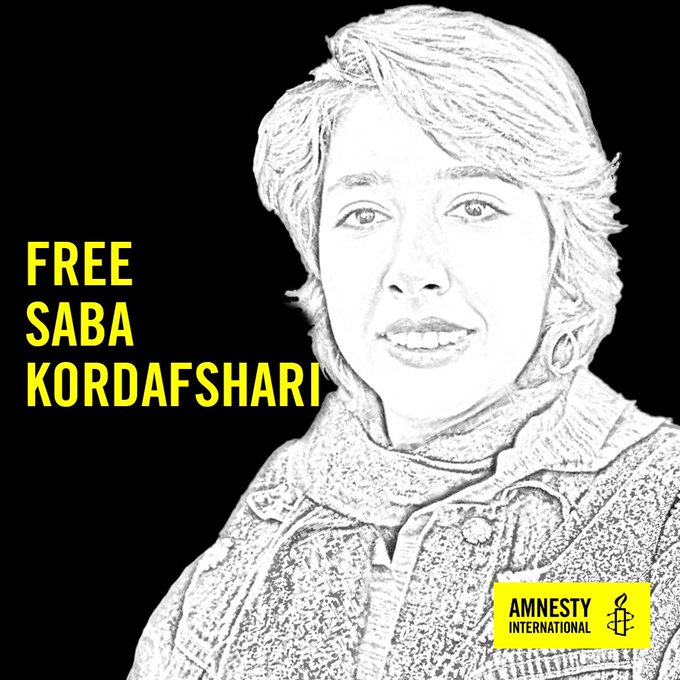 OmNico72's tweet photo. #Iran We urge @khamenei_ir @raisi_com @Amirabdolahian to release Saba Kordafshari immediately and unconditionally. #FreeSaba
#FreeSabaKordafshari
#HumanRights https://t.co/WvYkwIStse