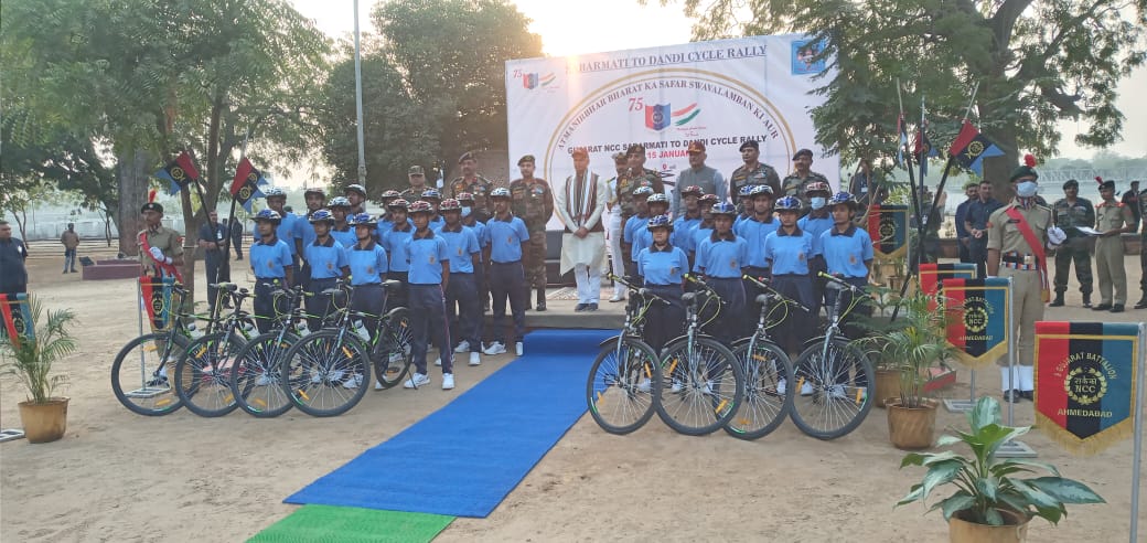 ncc4gujgirlsbn's tweet photo. Sabarmati to Dandi Cycle Rally 2023 https://t.co/gwwuSCkoFM