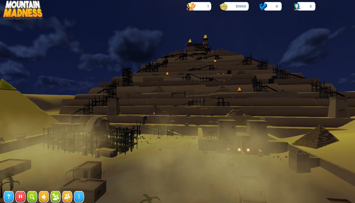 mountainmadgame's tweet photo. It's #screenshotsaturday, and I'm working on the next level, a pyramid under construction.

#rpg #casualgaming #IndieGame #unity3d #gamedev #madewithunity #indiedev #indiegamedev #gamedevelopment #gamedesign #indiegames https://t.co/nnn75aVKYq