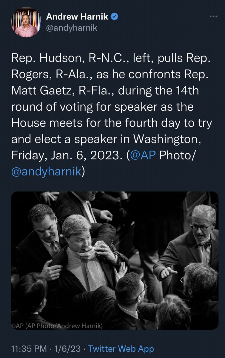 Mike Rogers of Alabama is nothing but a thug … 

https://twitter.com/sahilkapur/status/1611611476057...