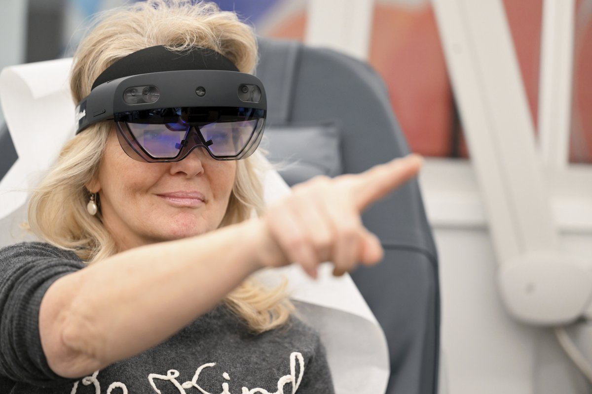 BCAbloodcenters's tweet photo. We are always looking for innovative ways to make blood donation even more appealing.
  
@AbbottNews  and  BCA launch first-of-its-kind mixed reality experience for use during blood donation.   https://t.co/gP6JCD4lPI https://t.co/IOI0V0qEv9
