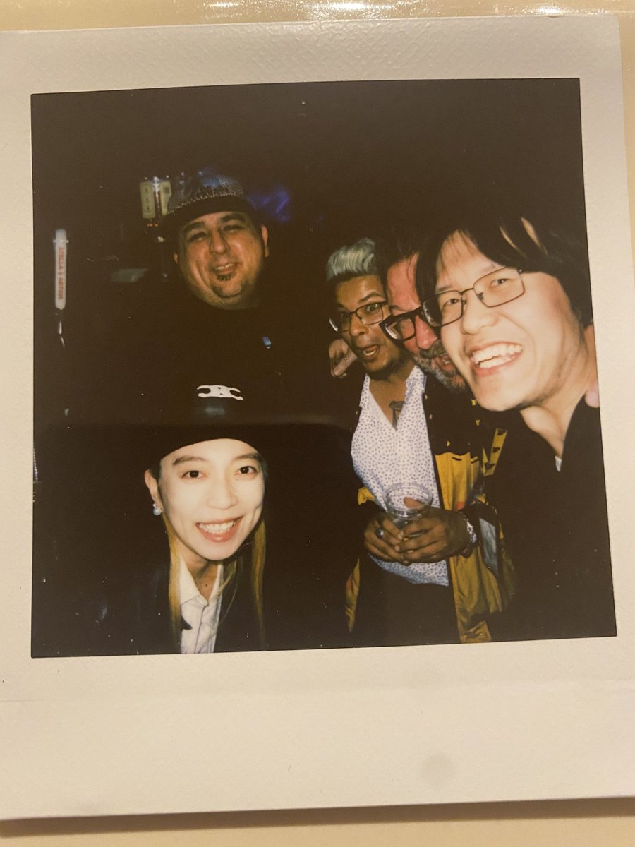 0xcloakedOne's tweet photo. Great time tonight hanging with our #web3 and #CES2023 friends.

Big ups to @JDMLabs and @NFTLasVegas !

Coolest thing ever when @Mega_Hunt_ busted out the #Polaroid! https://t.co/zIJzLdgoHw