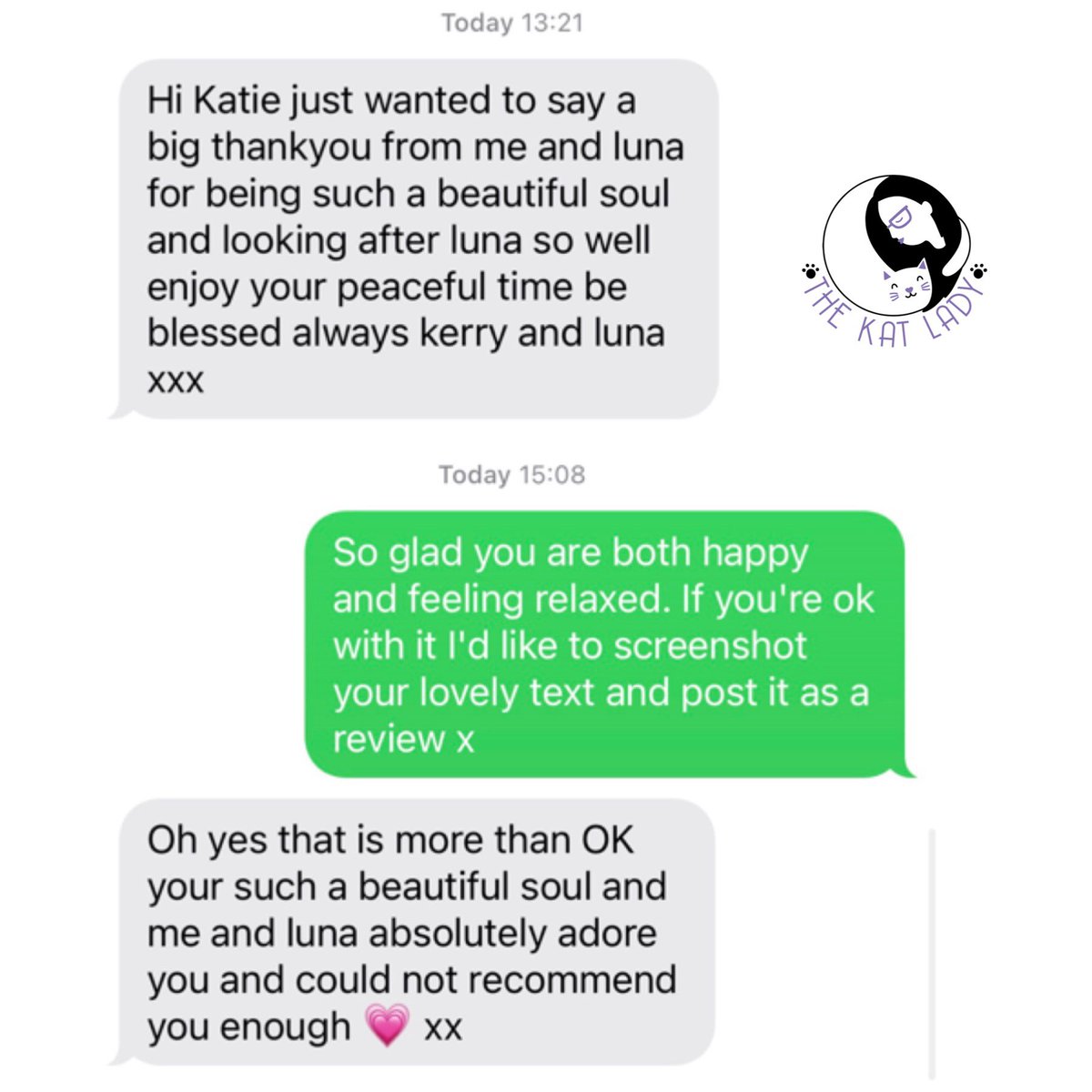 What a lovely review from Luna’s human Kerry 💜 Luna had some knots that needed removing as well as a quick intro groom. She selected some valerian root to roll around with afterwards too #catsoftwitter #cat #catgroomer #zoopharmacognosy