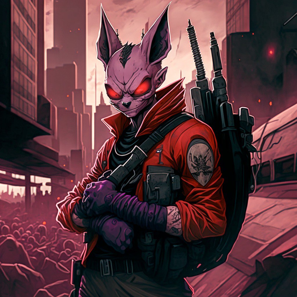 Introducing our sixth fighter, Kowashiya

Kowashiya is a powerful and feared being, known as the God of Destruction. He is known for his immense strength and destructive abilities, and is feared and respected by all who encounter him.
#nftart  #NFTs