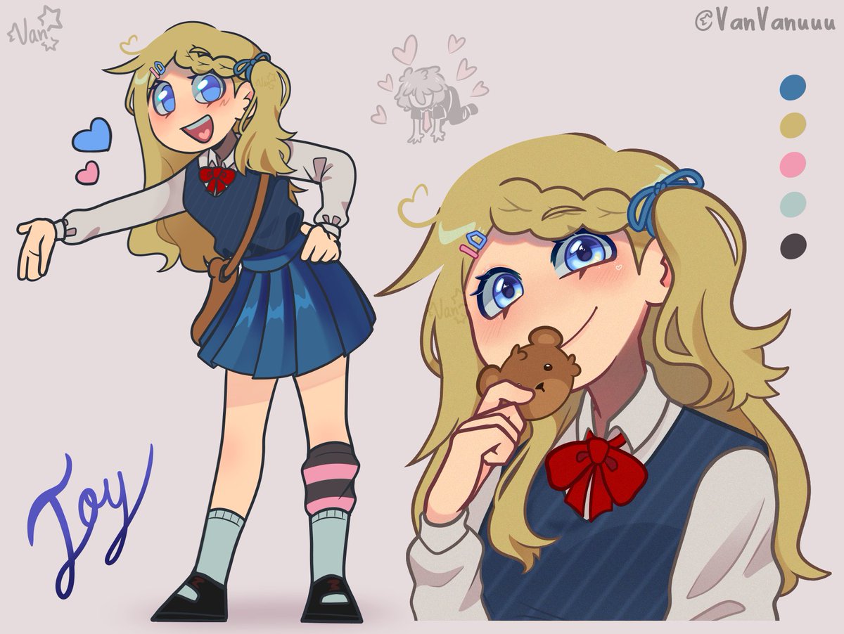 Tengo la ligera sospecha de que a Joy le gustan los ositos 

#FHS #FNAFHS