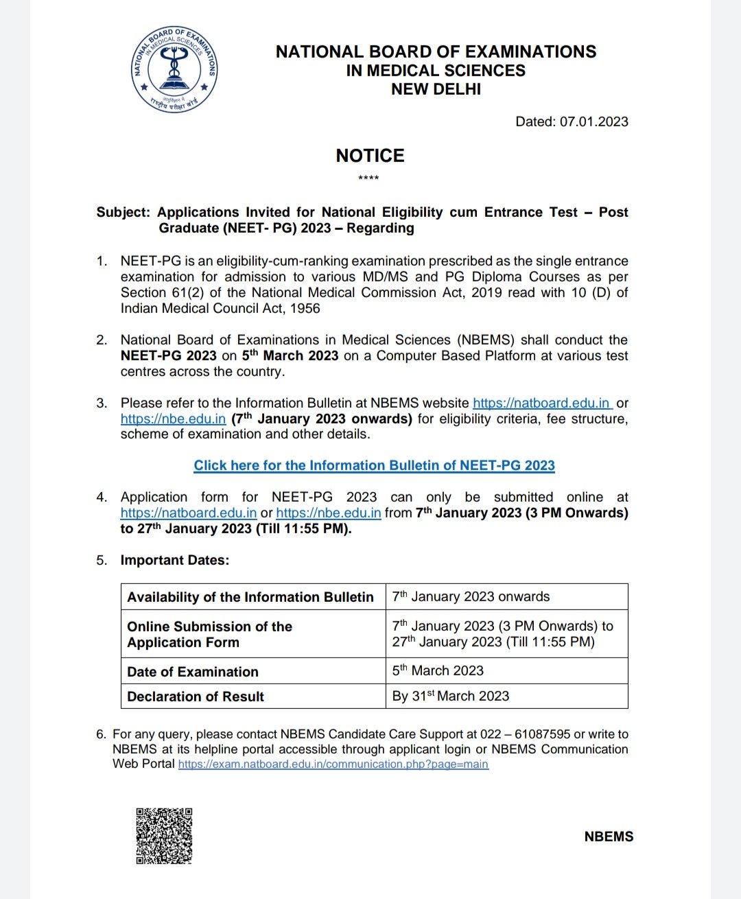 NEET PG Tamil on Twitter: "🔥Breaking🩺NEET PG 2023 Exam Application Start  from Today 3pm| Apply Last Date 27th Jan|NEET PG Tamil  https://t.co/1xgCdQQyLc #neet2023 #neetpgtamil #NEETPG23 #NEETPG  https://t.co/T4Fr9M2pug" / Twitter