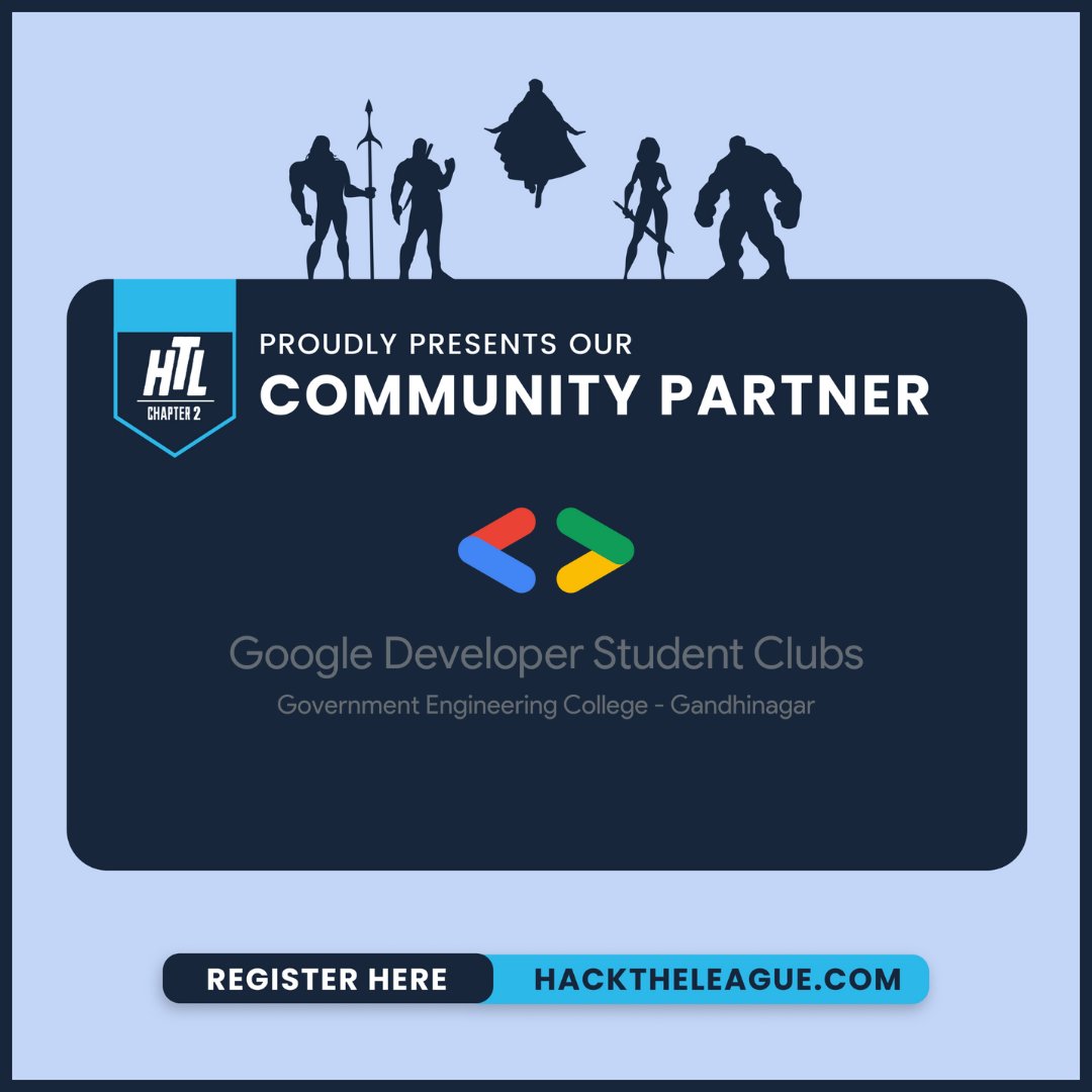 gdsc_gecg's tweet photo. Opportunities NEVER knock many times.
We are officially collaborating as a Hackathon Partner of this upcoming Hackathon of Impact: Hack The League Chapter 2 2023.
Register π
https://t.co/NEKqrCiT1v
#Hacktheleague #HTLCommPartners @HackTheLeague https://t.co/a7dUylxIQQ