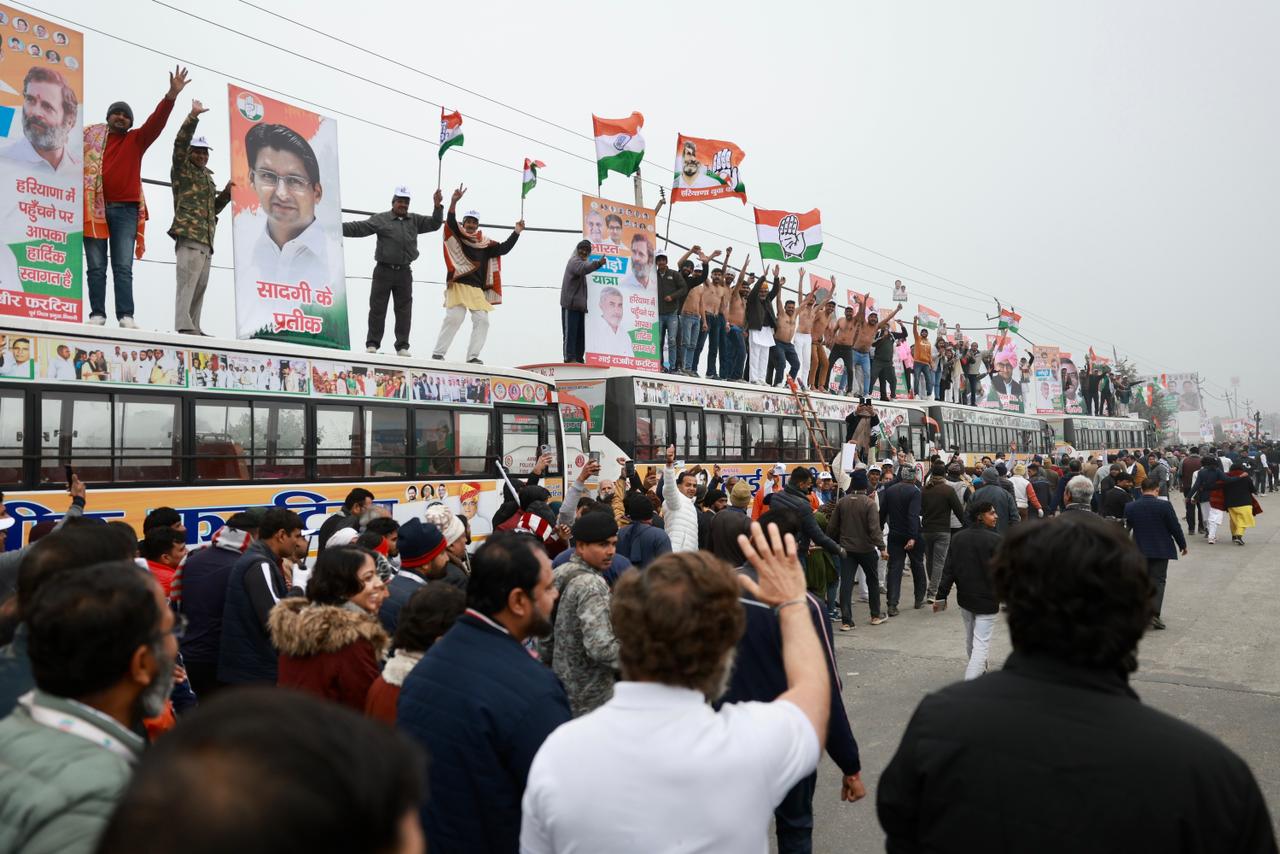 भारत जोड़ो यात्रा में लूनो भी हुआ शामिल - Luno also participated in Bharat Jodo Yatra