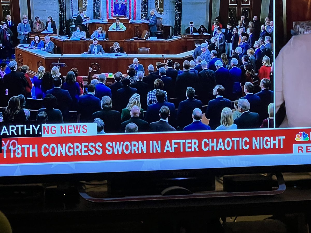 JohnnyBarrToons's tweet image. “… sworn in after chaotic night” … night?!! It’s been several days! DAYS!!! #McCarthyFails #McCarthyIsALoser