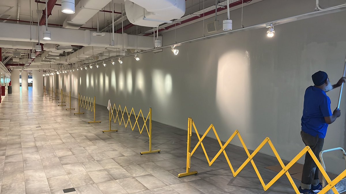 WynLynTan's tweet photo. ‘Land-scape’ solo #phygital exhibition #BTS - installation begins https://t.co/jSbWOz8r2j