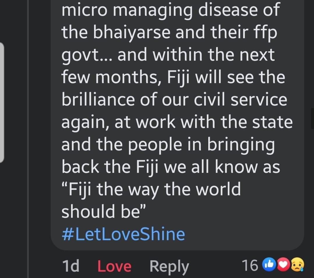 ErnestKGibson's tweet photo. #TeamFiji Mr. Cala tale himself 😂 

But in all seriousness, Tamai Tupou is absolutely correct.

The Prime Minister is not the person that needs be the first on the scene.

The beauty of empowering people within a system is that everyone understands their role and gets on with it https://t.co/e36OEgLkv4