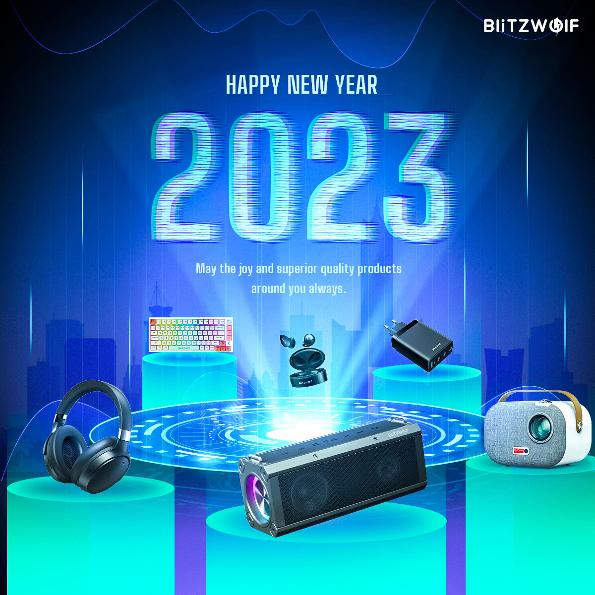 BlitzwolfTec's tweet photo. HAPPY 2023 with BlitzWolf🌹🥳
Speaker🔗https://t.co/mkhoQN2FRU
Headphone🔗https://t.co/QFtNDfumbL
Projector🔗https://t.co/zs4wkt9tKJ
Earbuds🔗https://t.co/skkpvWoJpR
Charger🔗https://t.co/aPYk1sVWLz
Keyboard🔗https://t.co/Yl4b7TSZMR
#happynewyear #happy2023 #newyear #blitzwolf https://t.co/iFd3M4Pt5E