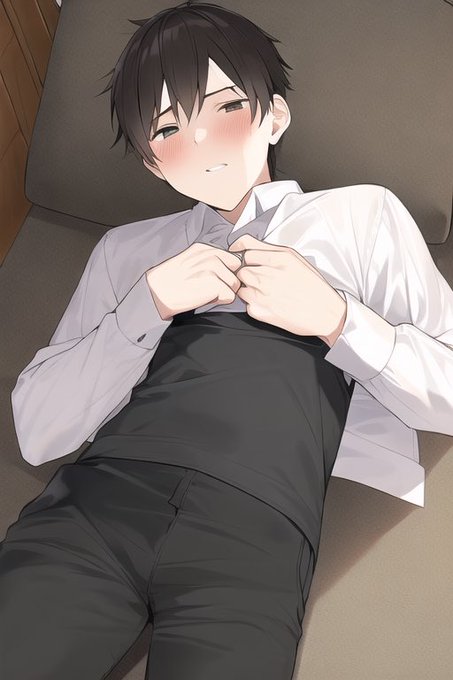 信じてくれ、男の子の後ろからのショットを生成しようとして
{on back}
って入れたらこんなことに......腹巻き?
#AIイラスト 