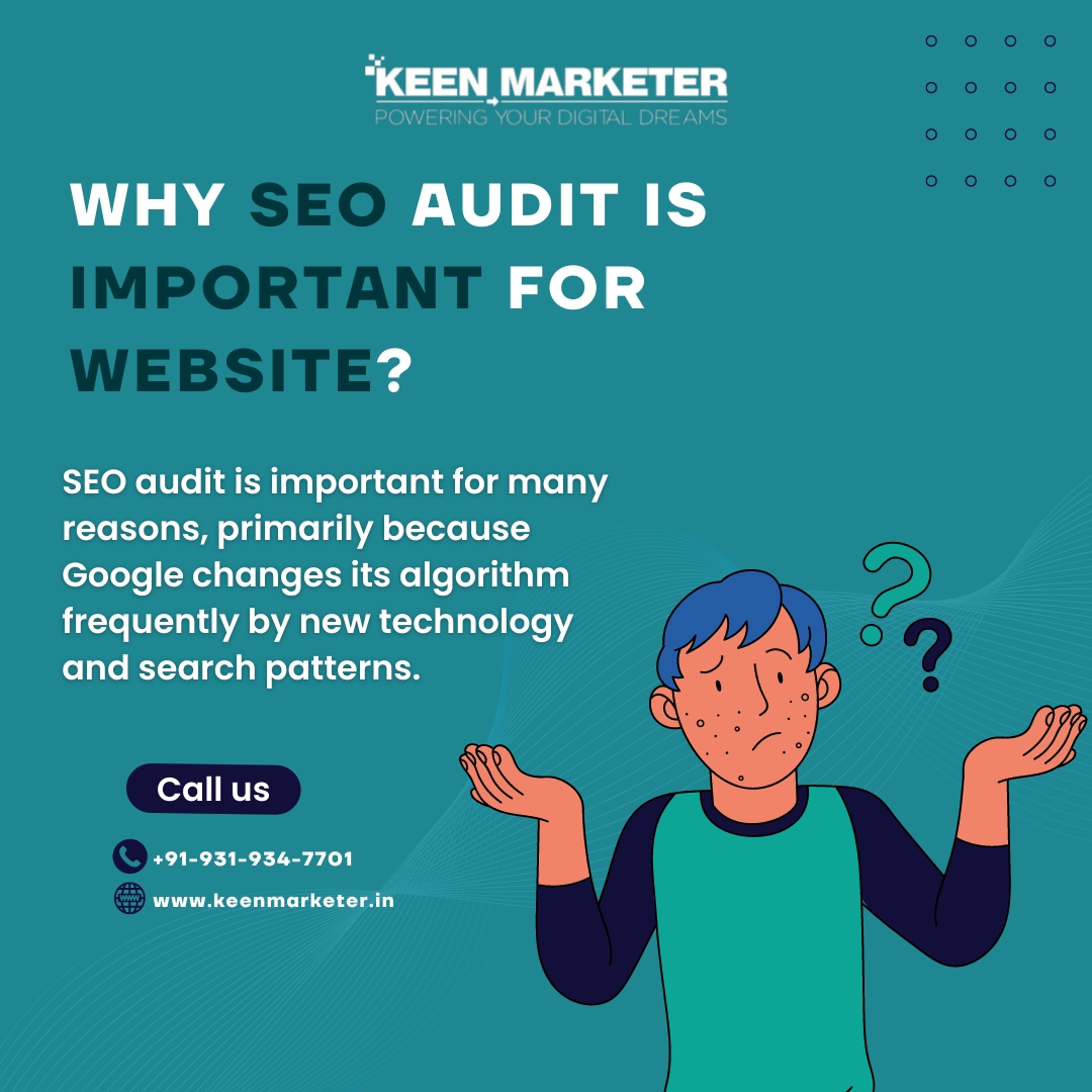 keen_marketer's tweet photo. Why SEO audit is important for websites?
.
.
#keenmarketer #keenmarketers #marketingtips2023 #marketingstrategy2023 #marketingstrategytips #marketingtipsandtricks #digitalmarketingtipsandtricks #digitalmarketingstrategy #digitalmarketingstrategist #digitalmarketingexpert https://t.co/Jp9xyih9KR