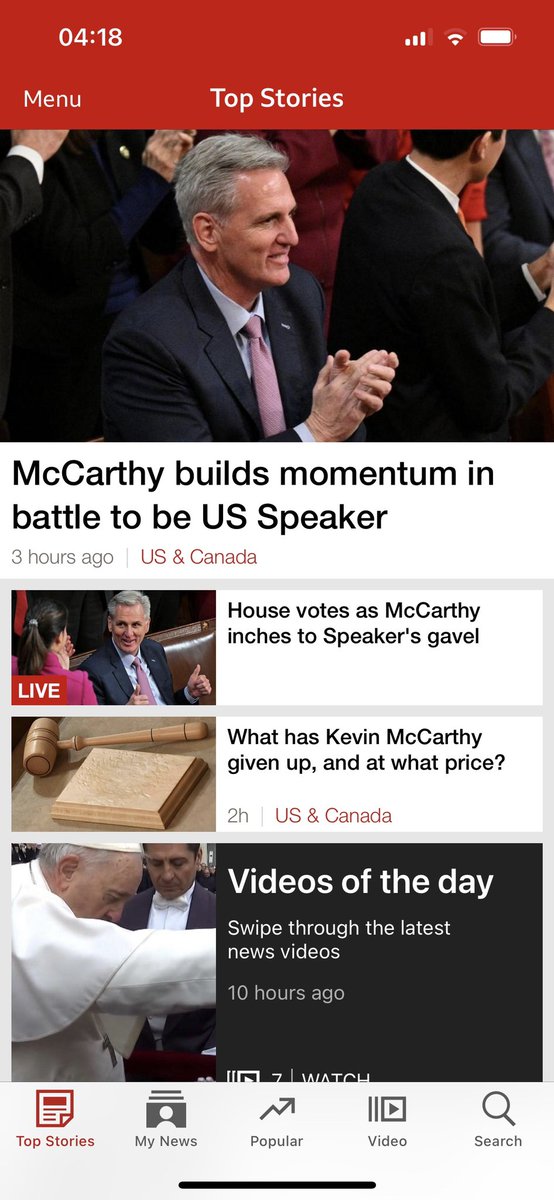 stevenjpearce's tweet photo. Bizarre yet again from #bbcnews - why the obsession with the minutiae of US politics when eg train strike progress sits invisible below the fold? @montie has been calling this out for years https://t.co/gvEsU5gu69
