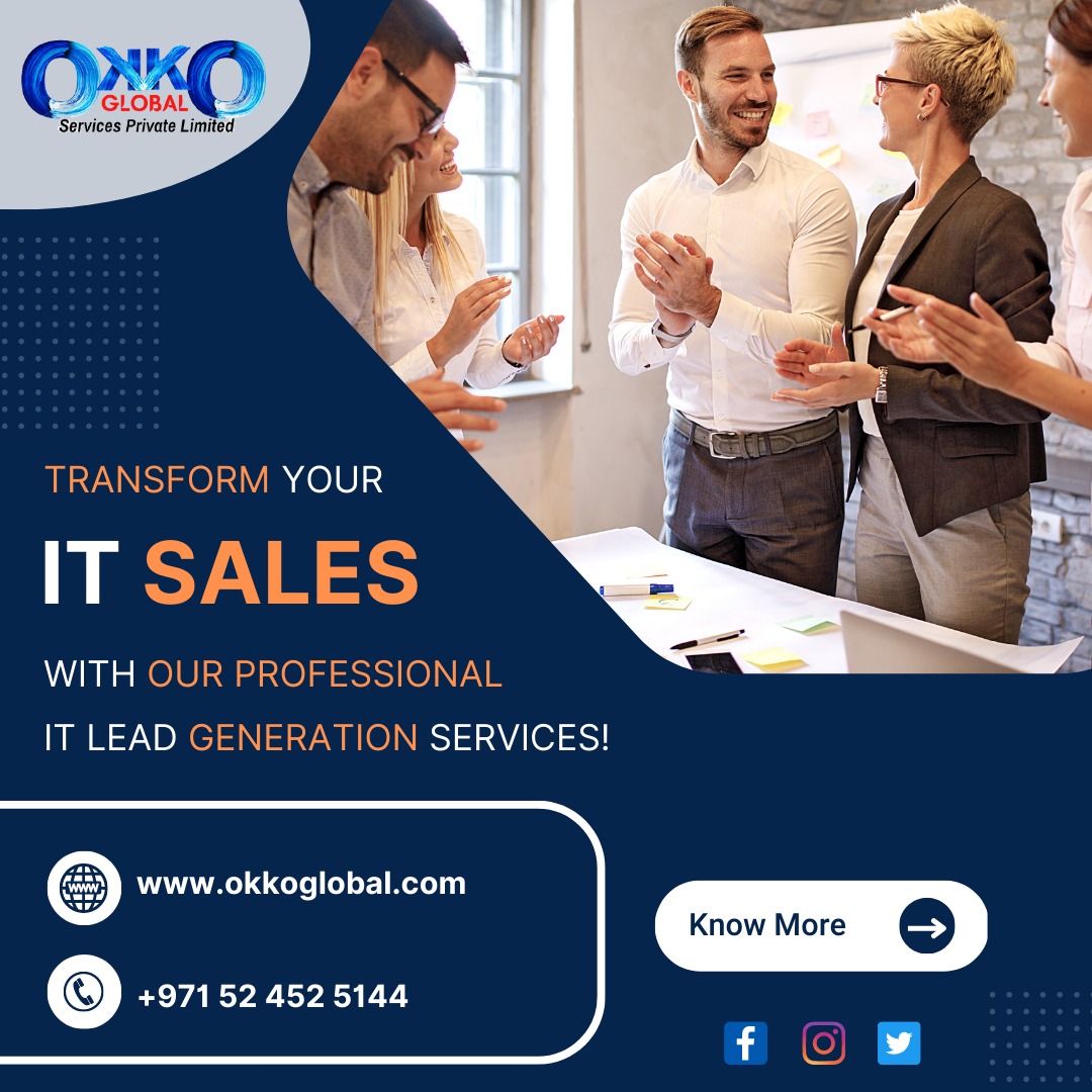 OkkoGlobal's tweet image. With the help of our professional IT lead generation services transform your IT sales. Get in touch with us Now.

Feel Free to Get in Touch with Us:
🌐okkoglobal.com
☎️0172-4083413
✉info@okkoglobal.com

#okkoglobal #b2bmarketing #itleads #b2b #leadgeneration