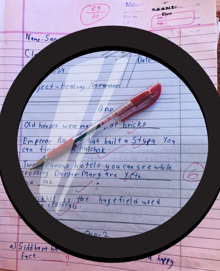 आउनुस कापि जाँचौँ😂😅