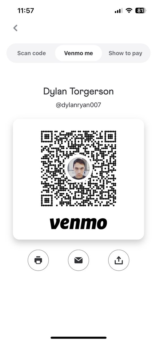 dylanryan007's tweet photo. @Venmo Triple digits would be nice. https://t.co/5rV9edWcTR