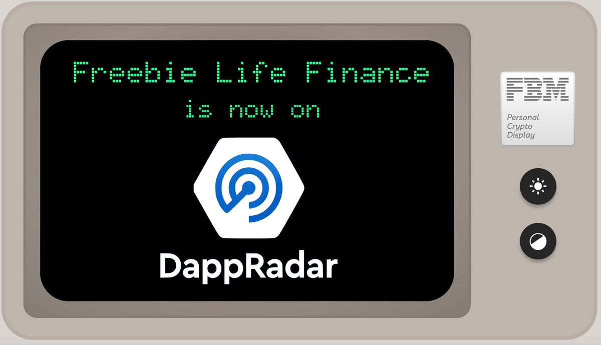 The Freebie Life Finance $FRB is now on the DappRadar!

<a href="/DappRadar/">DappRadar</a> is the World's Dapp Store, home of $RADAR &amp; the most trusted source for exploring dapp data #Avalanche #Ethereum #BNB &amp; more

Check out <a href="/freebielifeme/">Freebie Life Finance</a> data and information for yourself:
dappradar.com/multichain/oth…