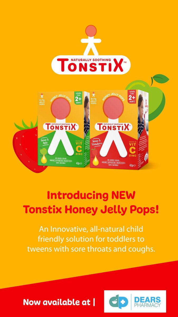 Tonstix Jelly Pops available to help with sore throats across all our locations.  #tonstix #edinburgh #fife #glasgow #sorethroat #StrepA