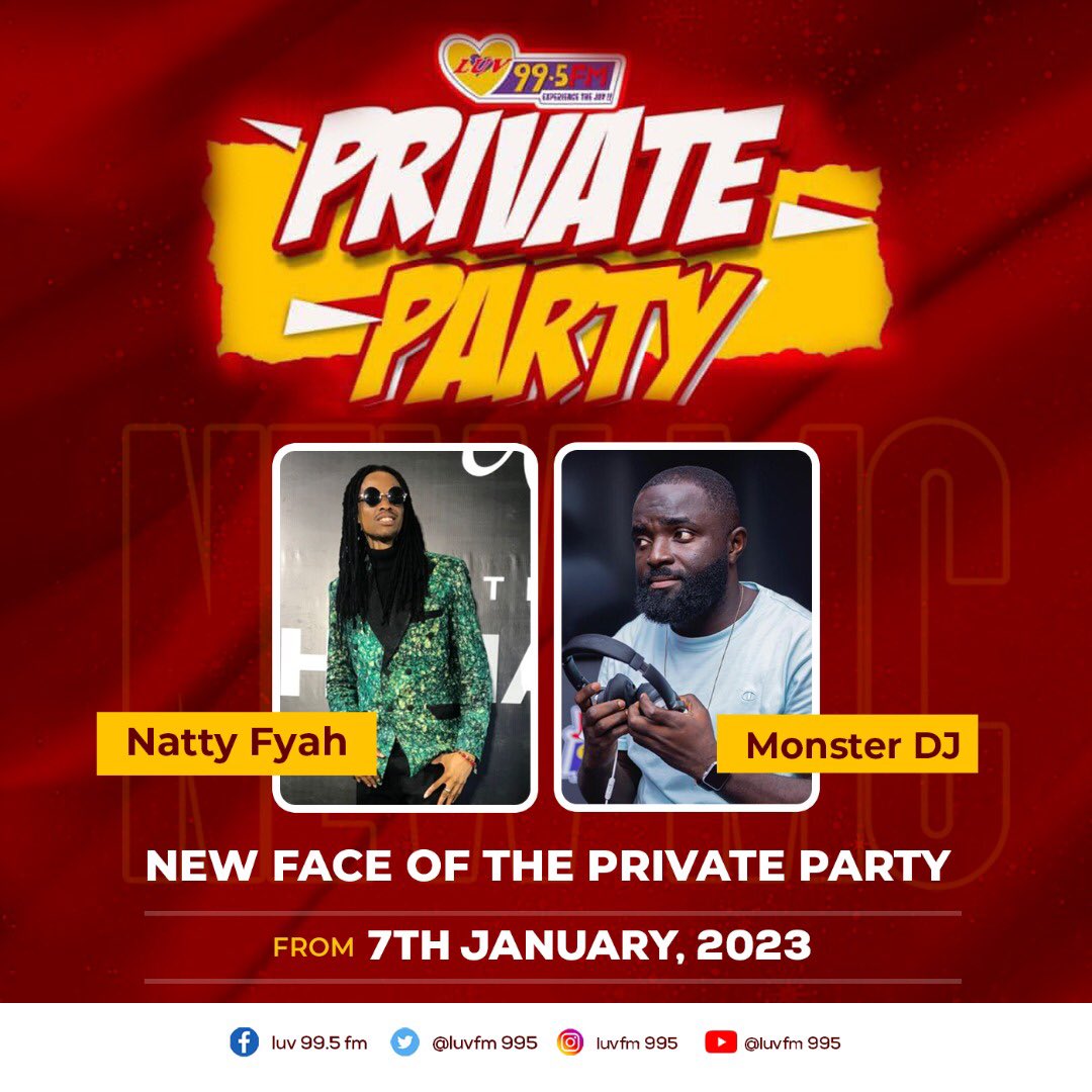 Fyah_natty's tweet photo. Tonyt 9pm we unveiling the #NewFace of #PrivatePartyOnLuv995 @LUV995FM https://t.co/TXcSHPPF8R