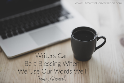 The Write Conversation: Writers Can Be a Blessing When We Use Our Words Well thewriteconversation.blogspot.com/2022/12/writer… #writerencouragement #writing <a href="/tickledpinktam/">Tammy Karasek</a>