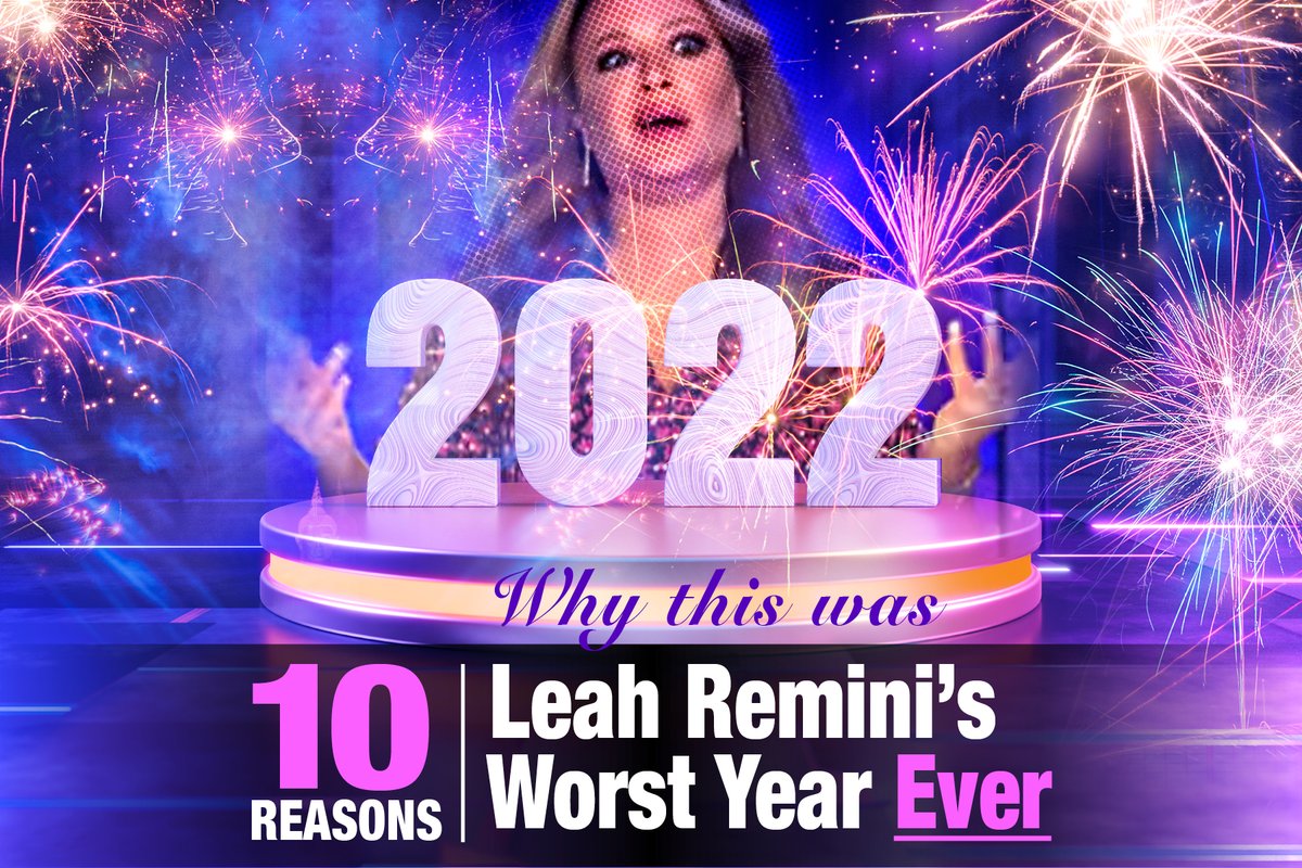 standmonitor's tweet photo. 2022 was unquestionably @LeahRemini's worst year ever. 

There are 10 reasons why. Read the article: https://t.co/crW7Jb5c8o @GameShowNetwork https://t.co/miDa6SdOhP