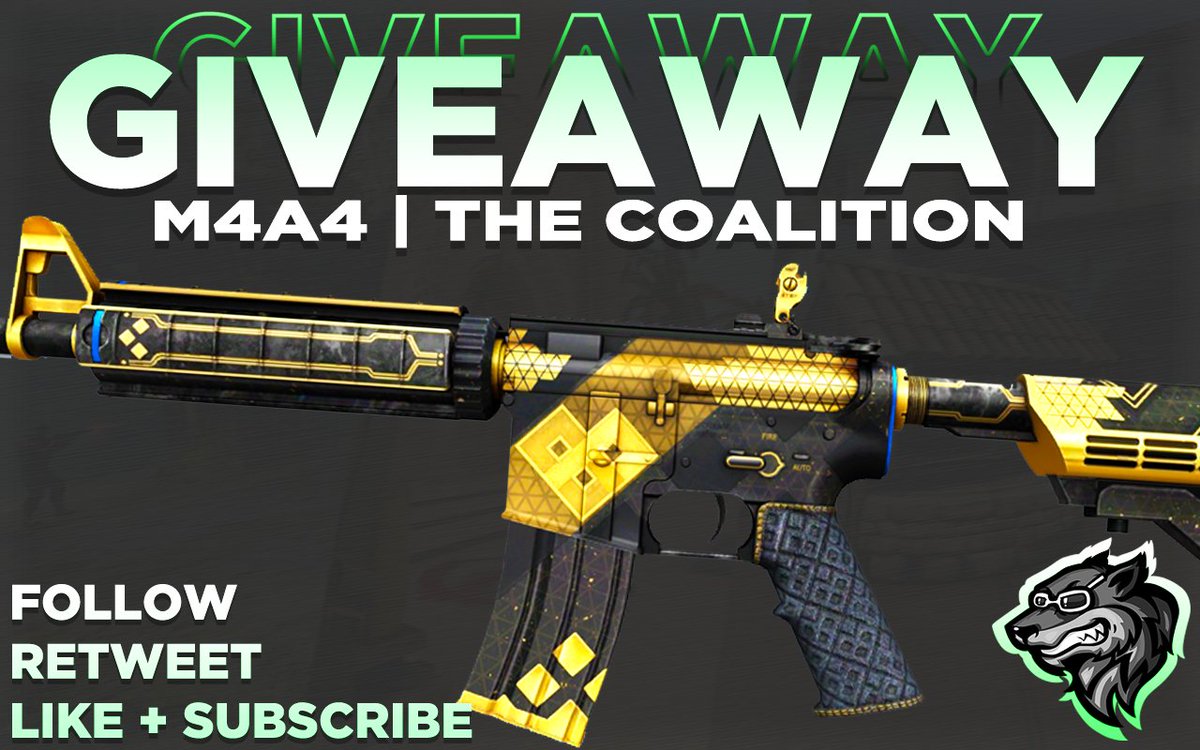 RewardifyGG's tweet photo. 💸 M4A4 | The Coalition [$40] 💸
💎 CS:GO Skin Giveaway 💎

⏩ Follow me @jordanrnet
🔁 Retweet
⬇️ Like + Subscribe ⬇️
https://t.co/I78ieeOjtl

🔜 Winner will be picked in a couple days! GL!
👥 Tag some friends so they can enter as well!
#Giveaway #CSGOGiveaway #CSGOSkins https://t.co/Cpin4TQvQf