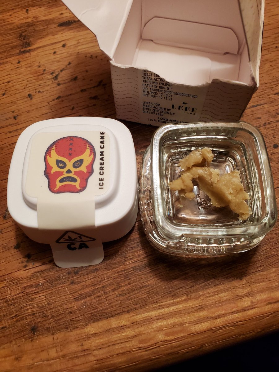 bigpunchee's tweet photo. It doesn't get any better than this. #RealDealResin is easily the best, most consistent company in the entire state. Calis finest. #IceCreamCake https://t.co/3yccC1szQt