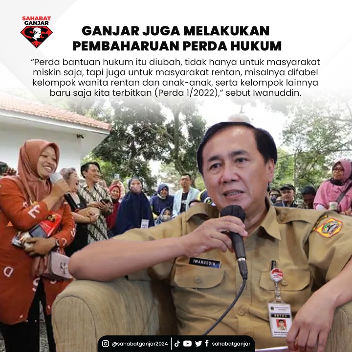 03__nakula's tweet photo. Sepuluh tahun menjabat, Gubernur Jawa Tengah Ganjar Pranowo telah membantu ribuan warga miskin menyelesaikan perkara di meja hukum. 

Kini, Pemerintah Provinsi Jawa Tengah juga melindungi kelompok rentan seperti disabilitas, perempuan korban, hingga UMKM. 
#GPFestivalJogja https://t.co/eXRDsC7XKa