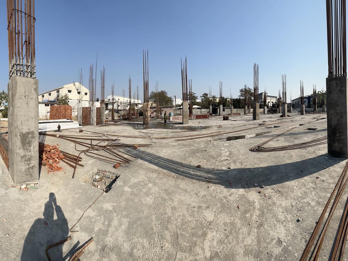 PpPiping's tweet photo. Finally the Construction is taking shape after a long hiatus of 1 year. India’s Largest PP-R Pipes & Fittings Manufacturing Facility to be Operational with a Bang with some of the World Leading Facilities #kptpipes #kptpipingsystem #pprpipes #pprpipe #architect #architecture https://t.co/3XZTtMGEVD
