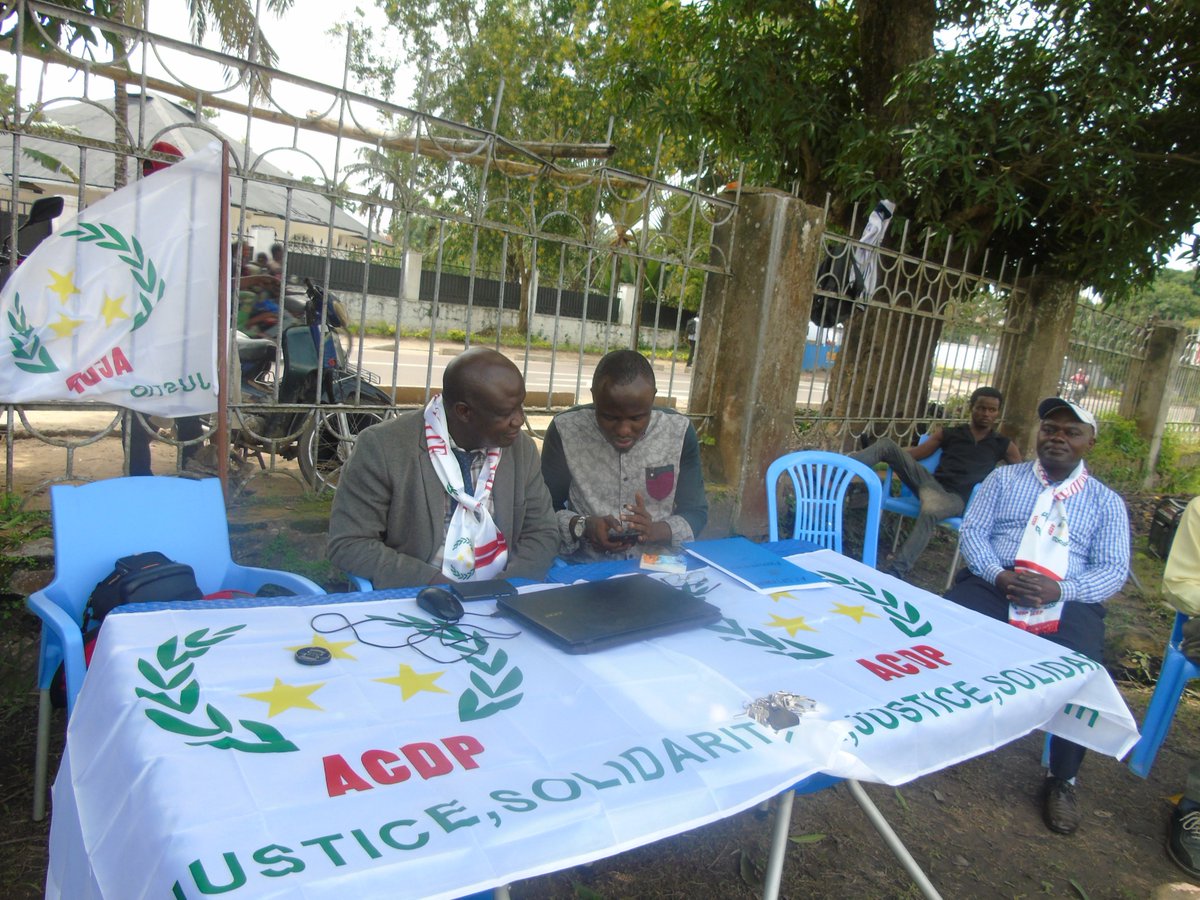 ACDP-FEDERATION DE LA TSHOPO
En ordre de bataille, la Fédération de la Tshopo de l'Alliance des Chrétiens Démocrates Progressistes est mobilisée pour prendre part massivement à l'enrôlement. Les valeurs chrétiennes au cœur de l'action politique.