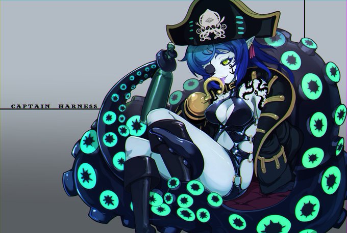 女海賊キャプテンハーネス(アオリイカ)

サイバーパンク、異能と魔法融合した世界観
クラーケンの血を引く少女海賊
獰猛な変異生物が無数に暮らす広大な海の中で、黄金時代の宝とテクノロジーを求めて

※イラストは龍トウ先生( @otimusixya )に製作して頂きました 